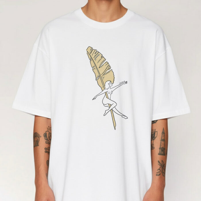 Birds of Paradise Dancer Unisex Oversized T-shirt