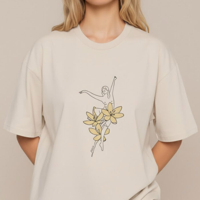 Rave Lily Dancer Unisex Oversized T-shirt