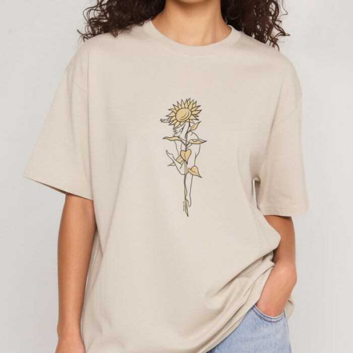 Sunflower Dancer Unisex Oversized T-shirt