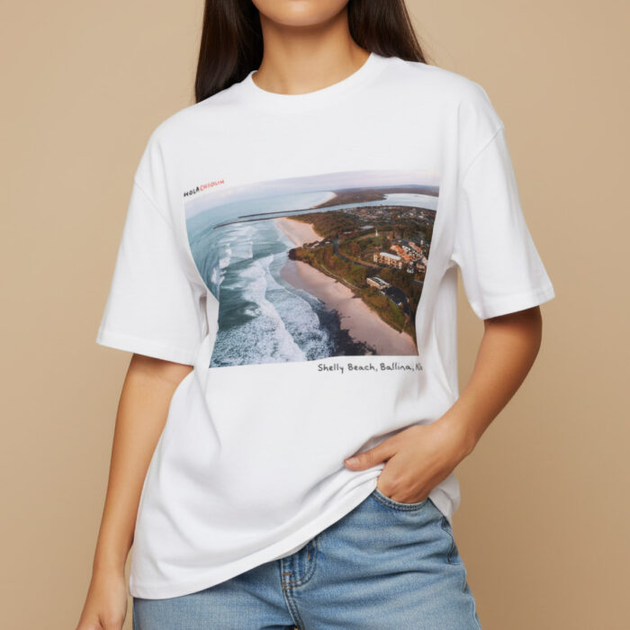 Sunrise Shelly Beach Ballina Unisex Oversized T-shirt