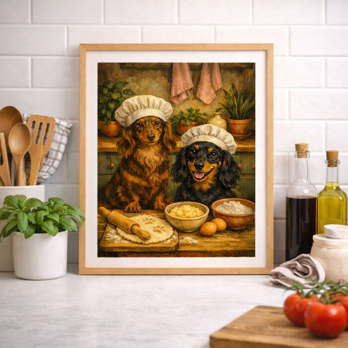 Millie&Frankie Kitchen Print - Dachshunds Prints Collection