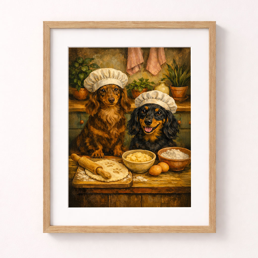 Millie&Frankie Kitchen Print - Dachshunds Prints Collection - Image 2